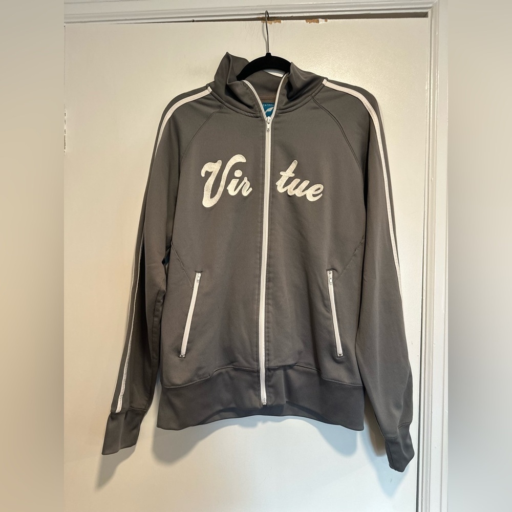 VTG Y2K Guess Jeans Sz: L Virtue Logo Graphic Full Zip Lightweight Jacket.